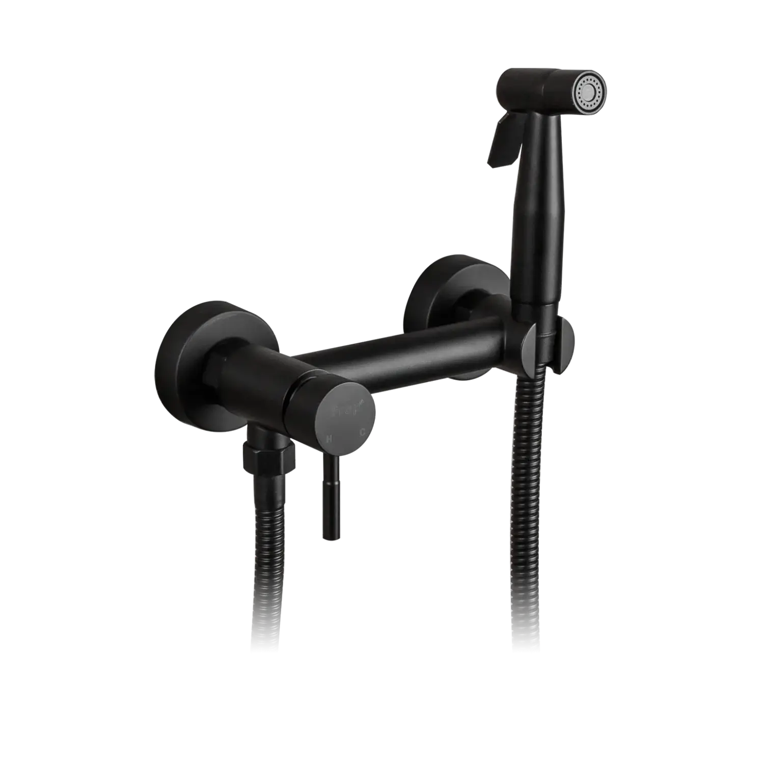 Смеситель Frap с гигиеническим душем F7503-6 черный