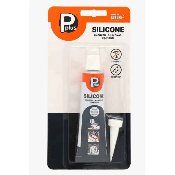 Герметик PPLUS силиконовый универсальный белый 280мл (2653)/1157