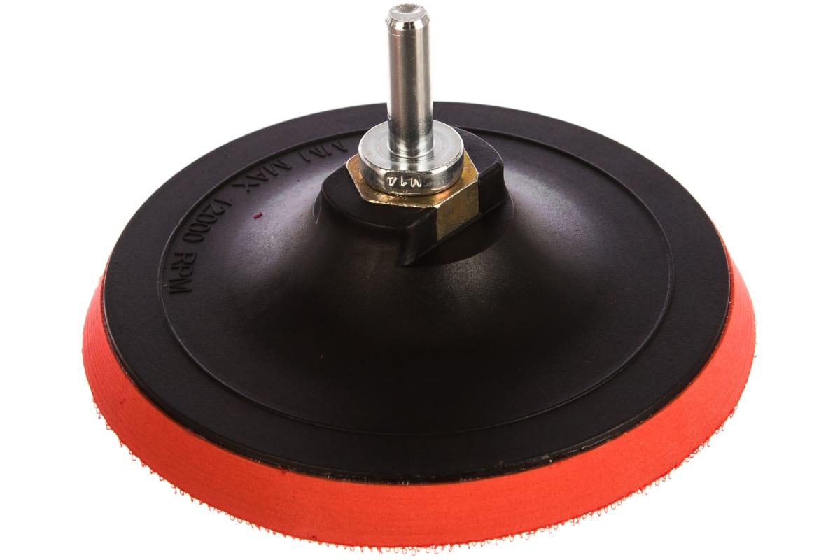 Насадка для дрели и УШМ с липучкой, 125 мм /MATRIX 76220