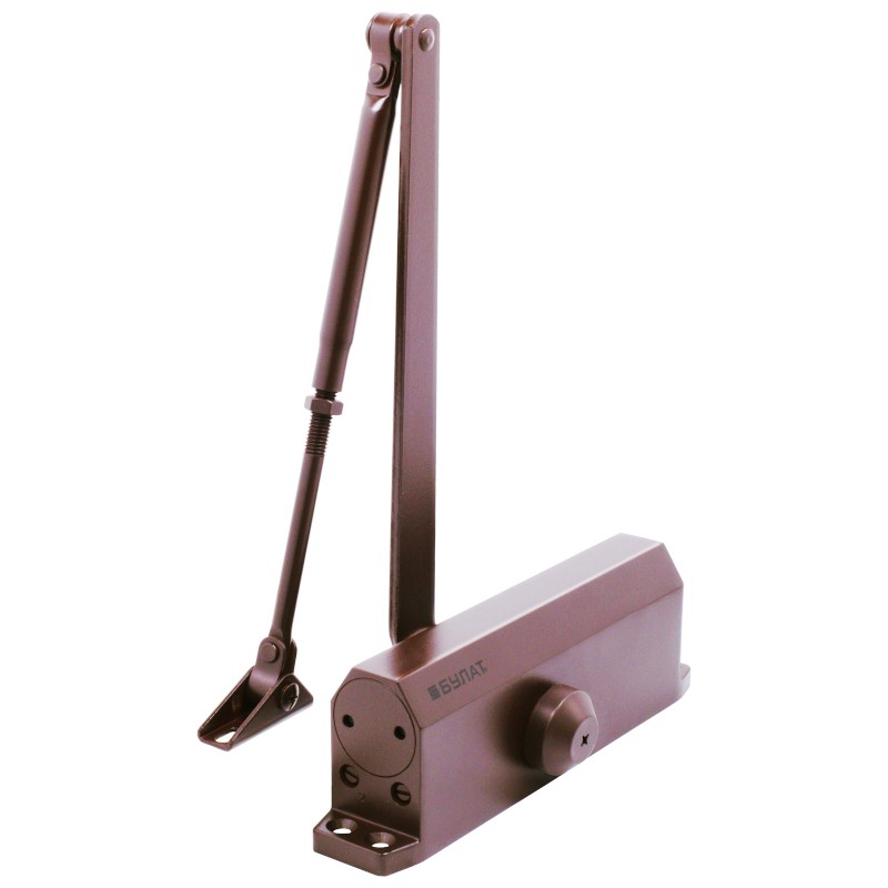 Доводчик дверной ULTIMATE ДД-100 A-В (40-120кг) черный, морозостойкий /17073