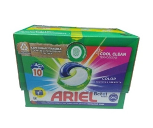 Гель для стирки ARIEL в капсулах COLOR LiguidCapscolor 10*19,5 г (картон)