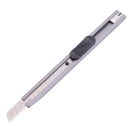 Нож канцелярский 9 мм 11-02 ТТ метталлический