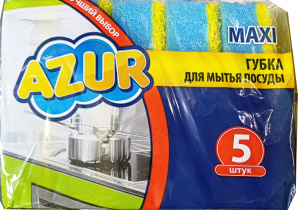 Губка для мытья посуды MAXI  5 шт CENTI/3017