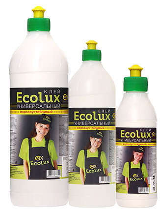 Клей полимерный ECOLUX универсальный 0,25л/10256
