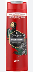 Гель для душа + шампунь Old Spice Wolfthorn 400мл /80826328