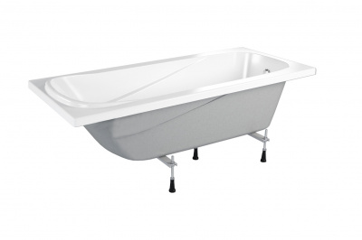 Ванна акриловая ORBITA JSD-02-160 1600*700*400 мм с ножками/237267