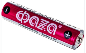 ААА щелочная батарейка LR03 ФАZА Super Alkaline BL-2 1/2/20/320