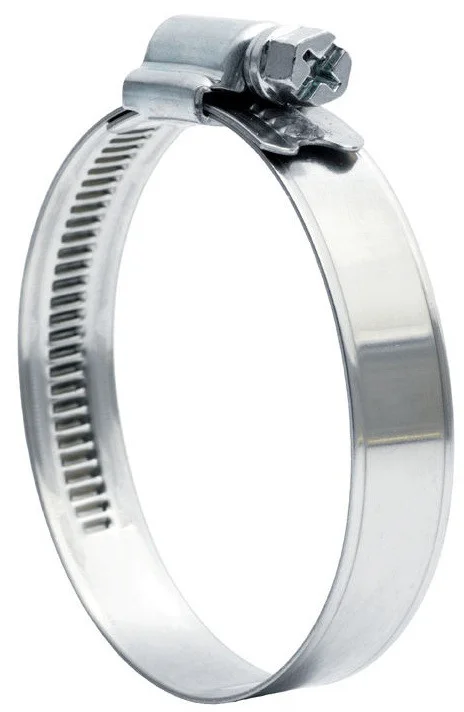 Хомут червячный 1,5" (21-38мм) (белый цинк 1шт) 037201