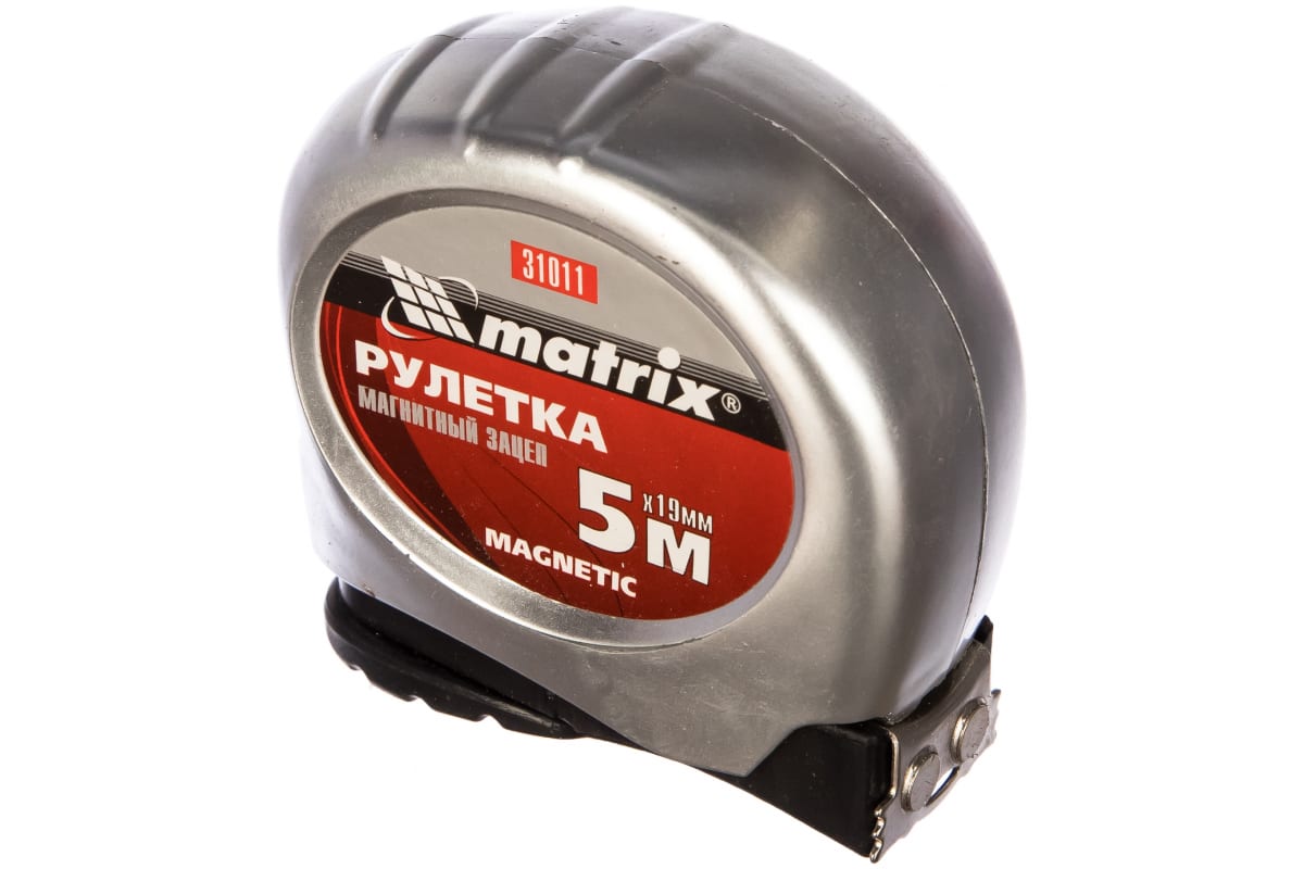 Рулетка MATRIX Magnetic 5 м*19 мм, магн. зацеп /31011