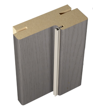 Деталь короба ТЕЛЕСКОП с уплотнителем 32*70*2050 ПВХ Grey soft/552-002