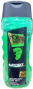 Гель для душа+шампунь Hobby men Sport 2 в 1 400 мл