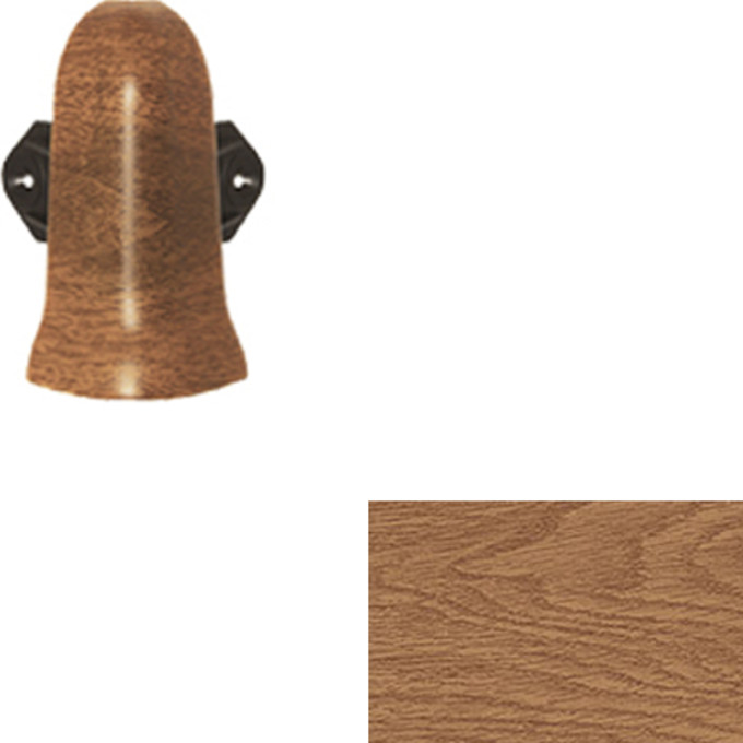 Угол наружный 85 мм ИДЕАЛ Элит-Макси дуб коньячный /206