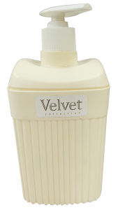Диспенсер для жидкого мыла VELVET 0,65 л разные цвета