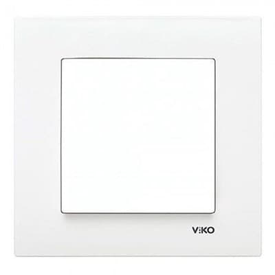 Выключатель VIKO одинарный белый KARRE /90960001