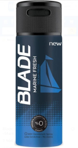Дезодорант аэрозоль "BLADE" MARINE FRESH (муж) 150мл /8692