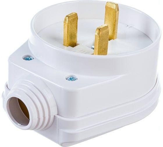 Вилка к электроплите 32А 250В 196*62*83мм В32-071