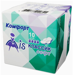 Прокладки женские Mis комфорт классик софт 10шт
