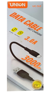 Кабель USB UNION 3 А/UC-52 3м.