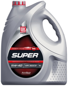Масло Лукойл Супер 5W40 SG/CD 5 л /0163