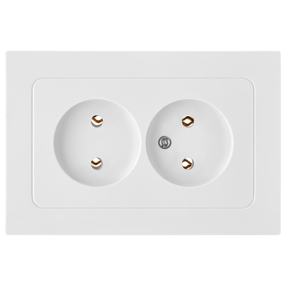 Розетка ASTRUM 2м б/з РС16-0541 белый