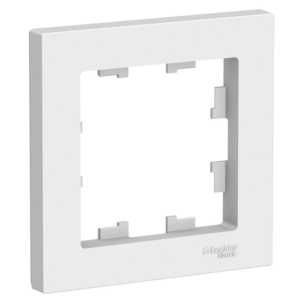 Рамка 1-п, Atlas Design БЕЛЫЙ ATN000101