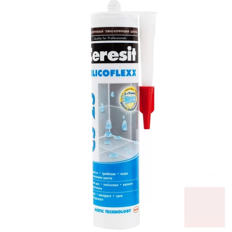 Затирка силиконовая Ceresit CS-25 MicroProtect  280 мл, жасмин/1557