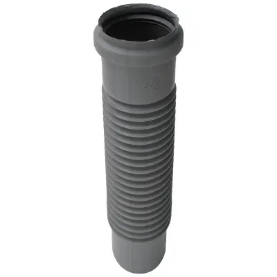 Патрубок канализационный ПП 50 мм гофрированный 30см/4662