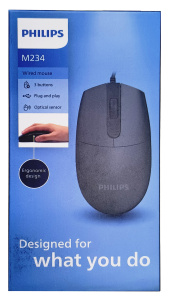 Мышь проводная Philips M234