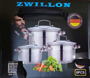 Набор кастрюль ZWILLON .ZW-376
