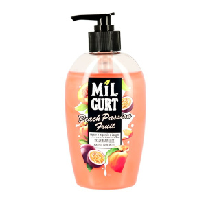 Мыло жидкое MILGURT "Персик и маракуйя в йогурте" 500мл/9879