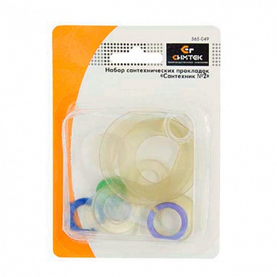 Набор сантех. прокладок д/смесителя "Сантехник №2" в блистере /5921