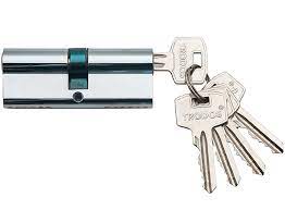 Сердцевина замка TRODOS Цилиндр ЦАМ ЦМП 90 (45/45)-5K CP хром /208116 АКЦИЯ