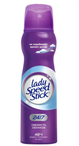 Дезодорант Lady Speed Stick (спрей) Свежесть облаков 150мл.