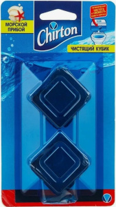 Чистящий кубик Чиртон для унитаза Морсккой прибой 2*50гр