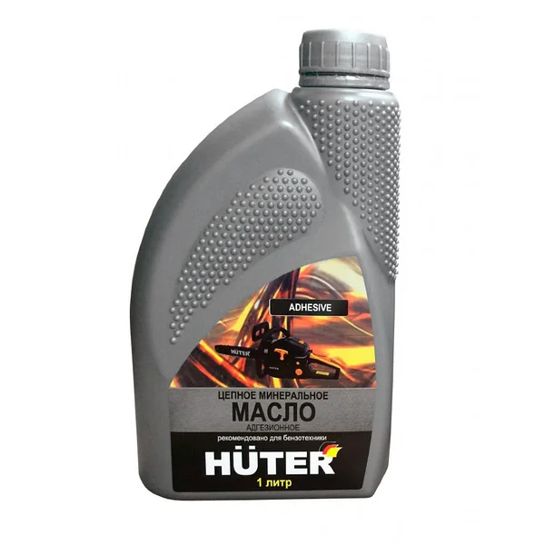 Масло цепное минеральное 80W90 для техники HUTER 1л/2/1