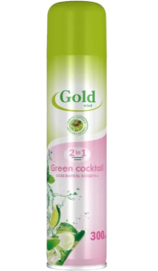 Освежитель воздуха GOLD WIND Green cocktail 300мл