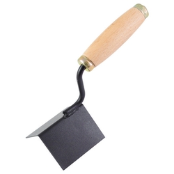 Кельма угловая для внешних углов 80*60*60 мм, буковая рукоять /86311 СИБРТЕХ