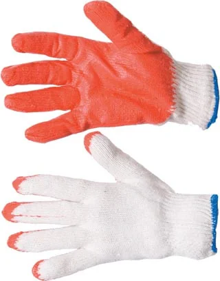 Перчатки трикотаж с латексным обливом 13класс /Россия 67724