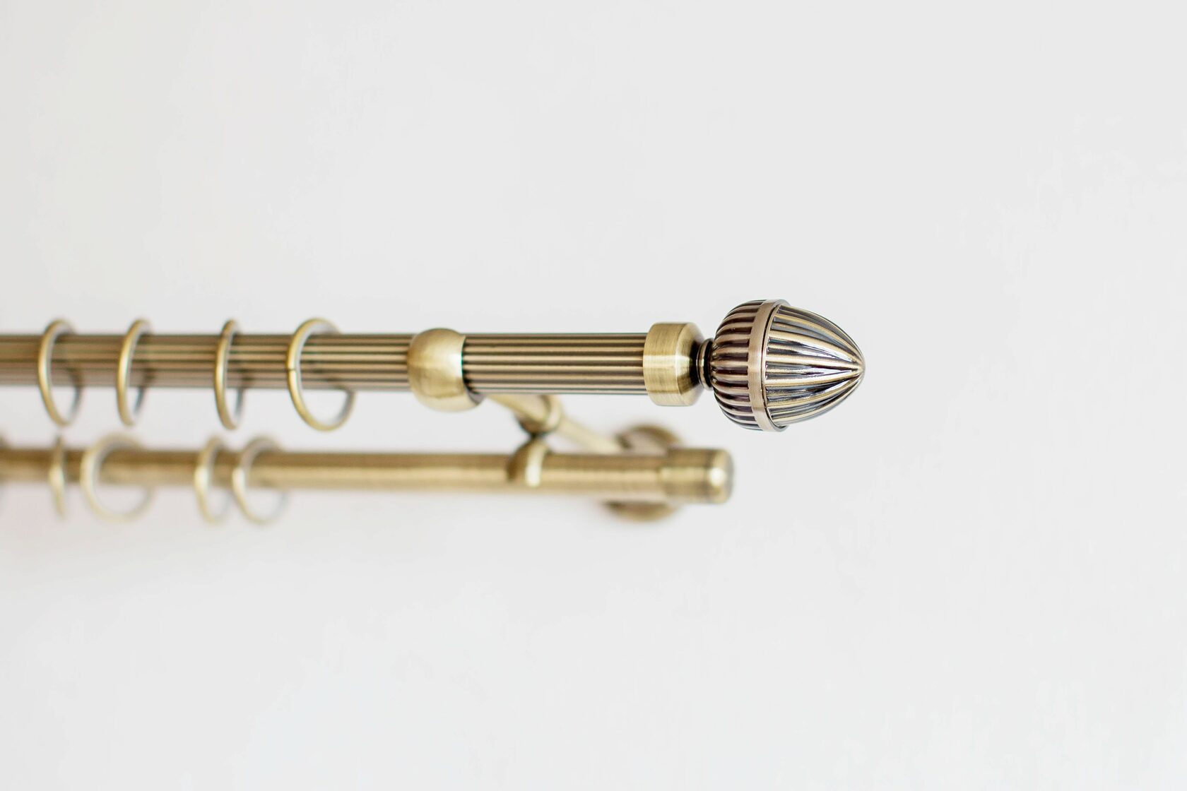 Карниз кованый Авангард "САТУРН" d19 мм ант.латунь 300см /0654