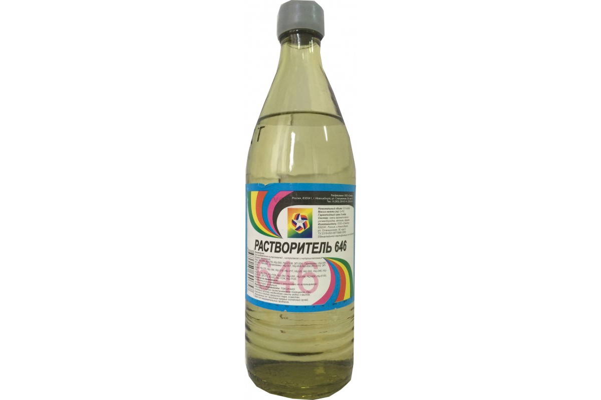 Растворитель 646 Спектр 0,5 л ст/бут