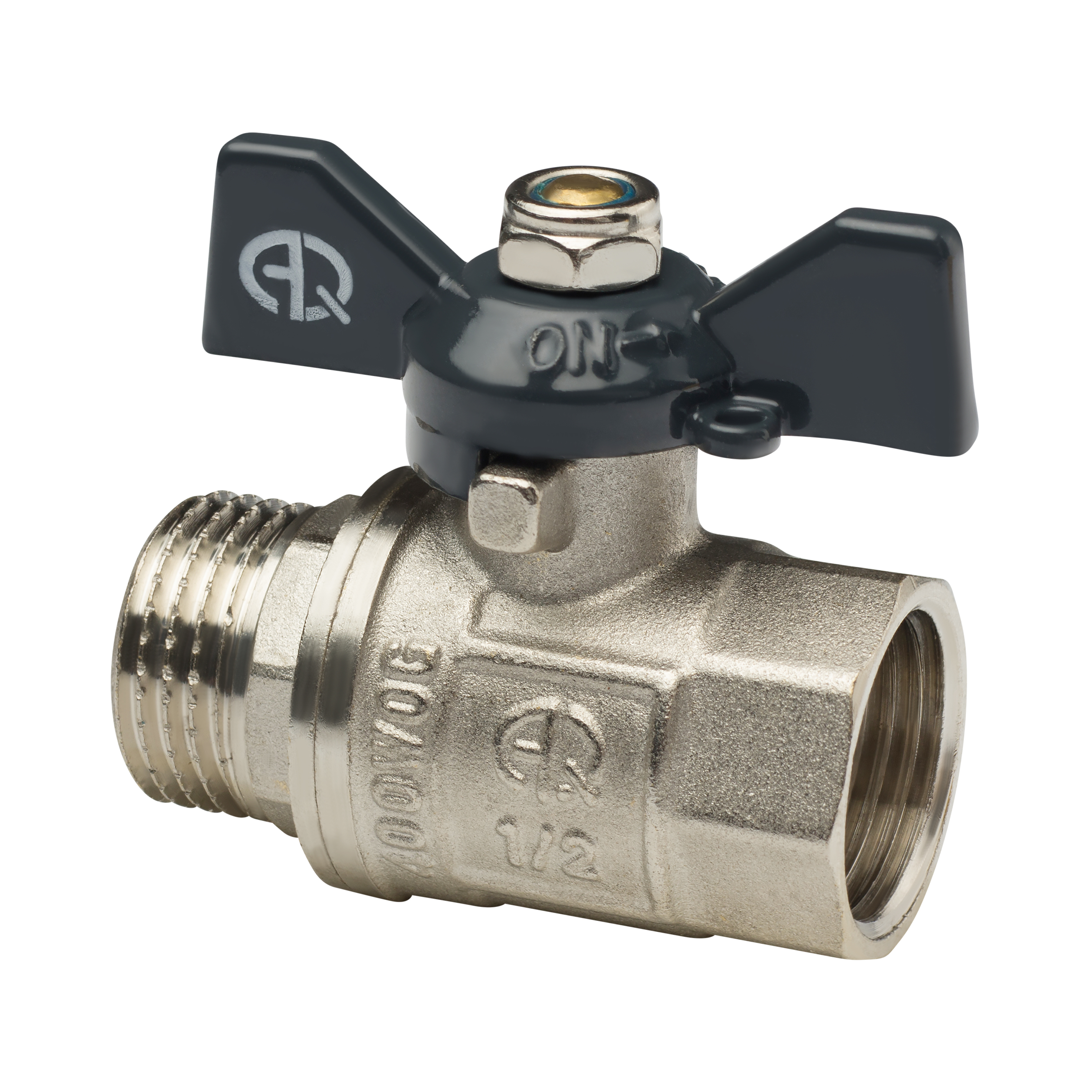 Кран шаровой 20мм (3/4") вн./нар. бабочка 01159/3454 Аqualink/STI
