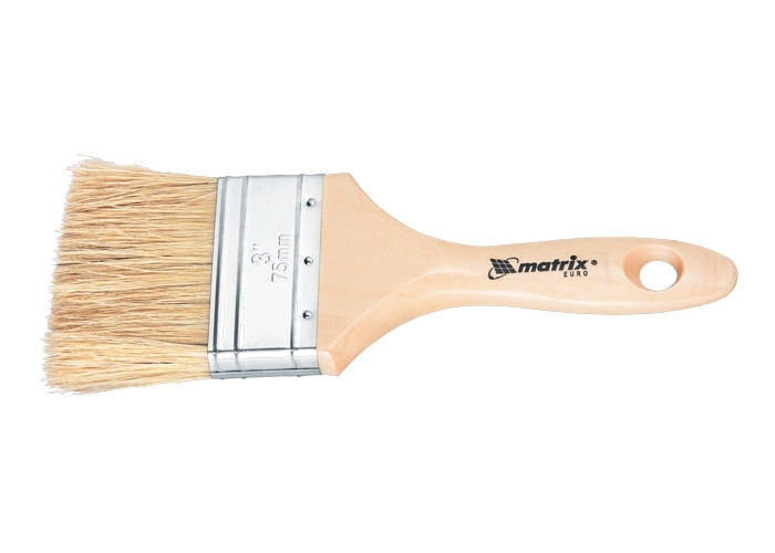 Кисть MATRIX Профи плоская 63 мм дер. ручка /83153