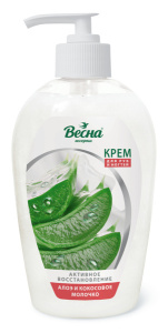 Крем косметический для рук "Весна ассорти" Алоэ и кокосовое молочко, питание и укреп. 270 гр /9824