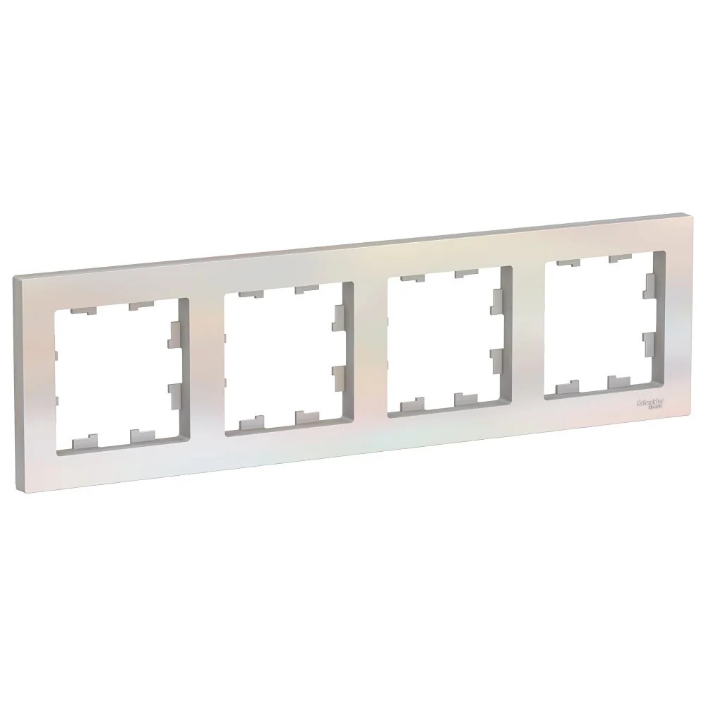 Рамка 4-п, универсальная Atlas Design ЖЕМЧУГ ATN000404