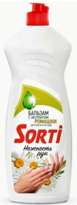 Средство для мытья посуды "SORTI" Бальзам с экстрактом ромашки 900 гр