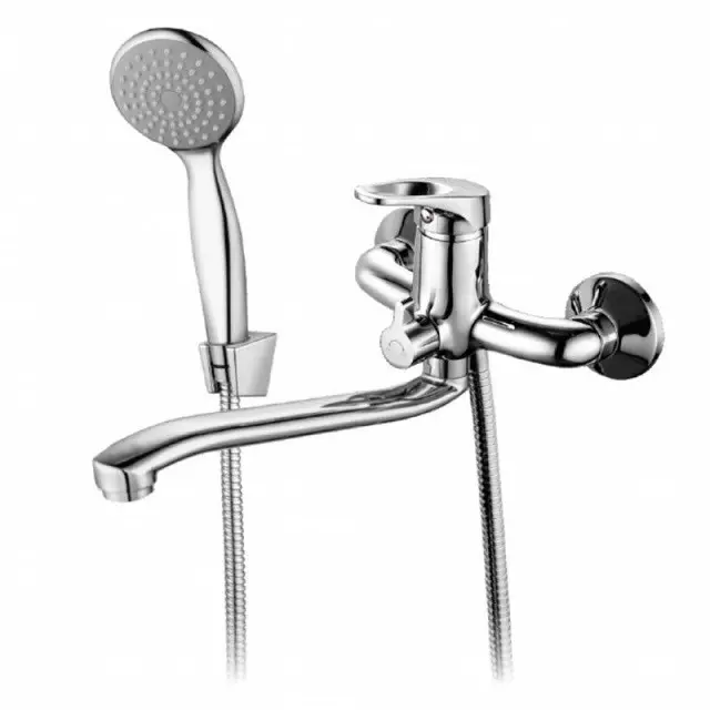 Смеситель GROSS AQUA для ванны, длинный излив 7211258C-35S Base/Ц0791549