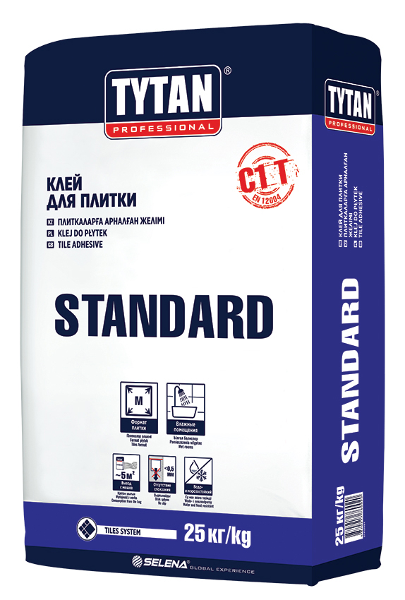 Клей TYTAN STANDARD 25 кг, плиточный /1512