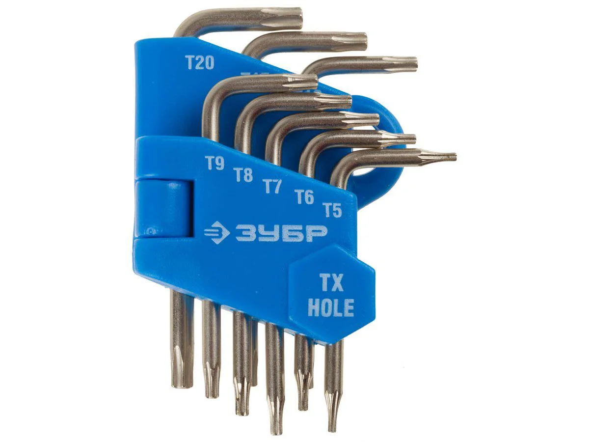 Набор ключей имбусовых ЭКСПЕРТ Cr-V TORX стандарт. 14802-01-09