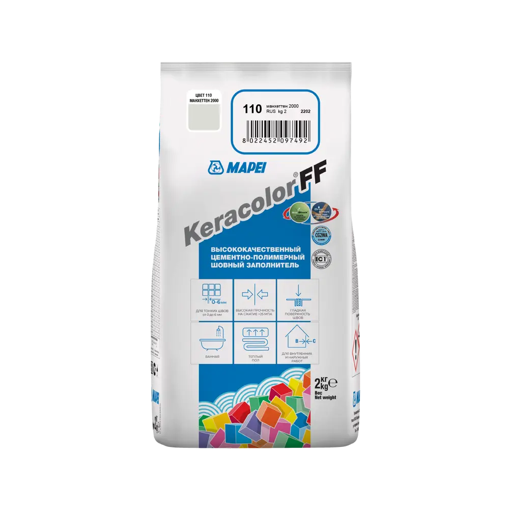 Затирка KERACOLOR FF№110 ALU 2кг/2460