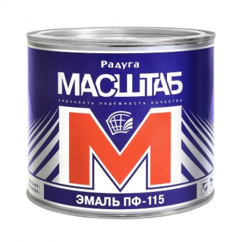 Эмаль ПФ-115 МАСШТАБ 2,6 кг синяя/6644